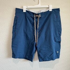 Robert Graham 9" Classic‎ Fit Lined Beach Board Swim Shorts Sz XL Vacation Blue